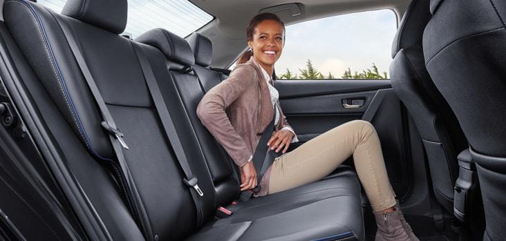 2017 Toyota Corolla Interior Black Leather