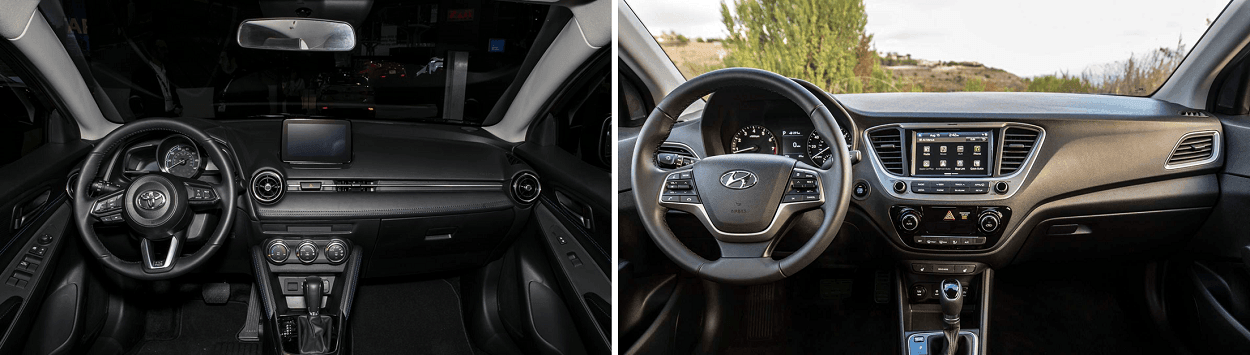 2020 Toyota Yaris Sedan Vs 2020 Hyundai Accent Feature